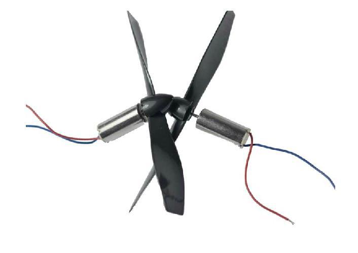 Micro-moteur sans aimant pour hélicoptère 716 50000 tours/min avec pales (ensemble moteur et pales) – Image 3