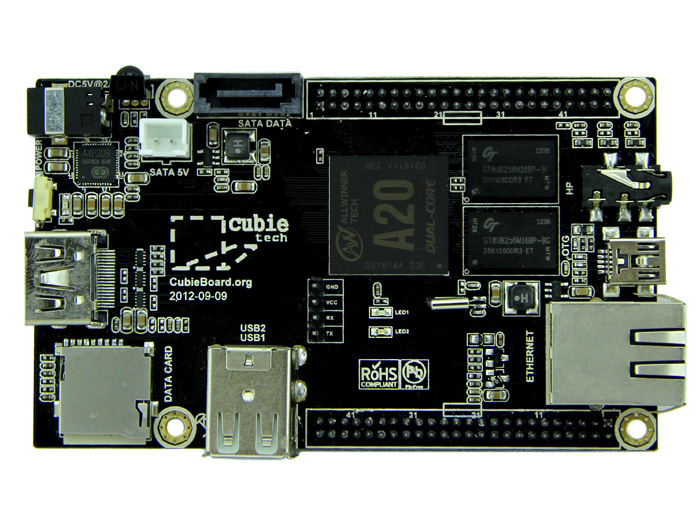 Cubieboard 1GB DDR3 ARM Dual-Core A20 - Image 2