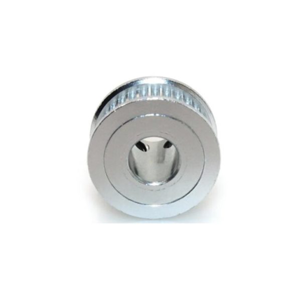 Puleggia GT2 in alluminio con 30 denti e foro centrale di 6mm. Prodotto per il maker Arduiner, disponibile in stock." Questa
