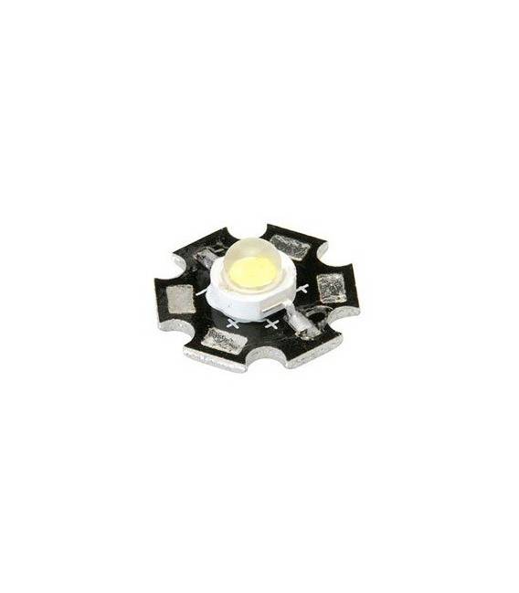 LED jaune 1W avec radiateur en aluminium – Image 2