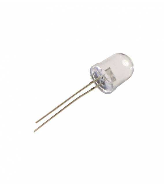 5 Pièces Diodes LED Blanc F10 10mm Lentille transparente – Image 2