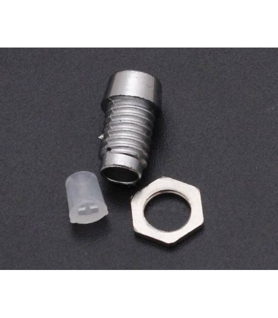 10 LED Porte-à-3mm en plastique argentée F3 – Image 4