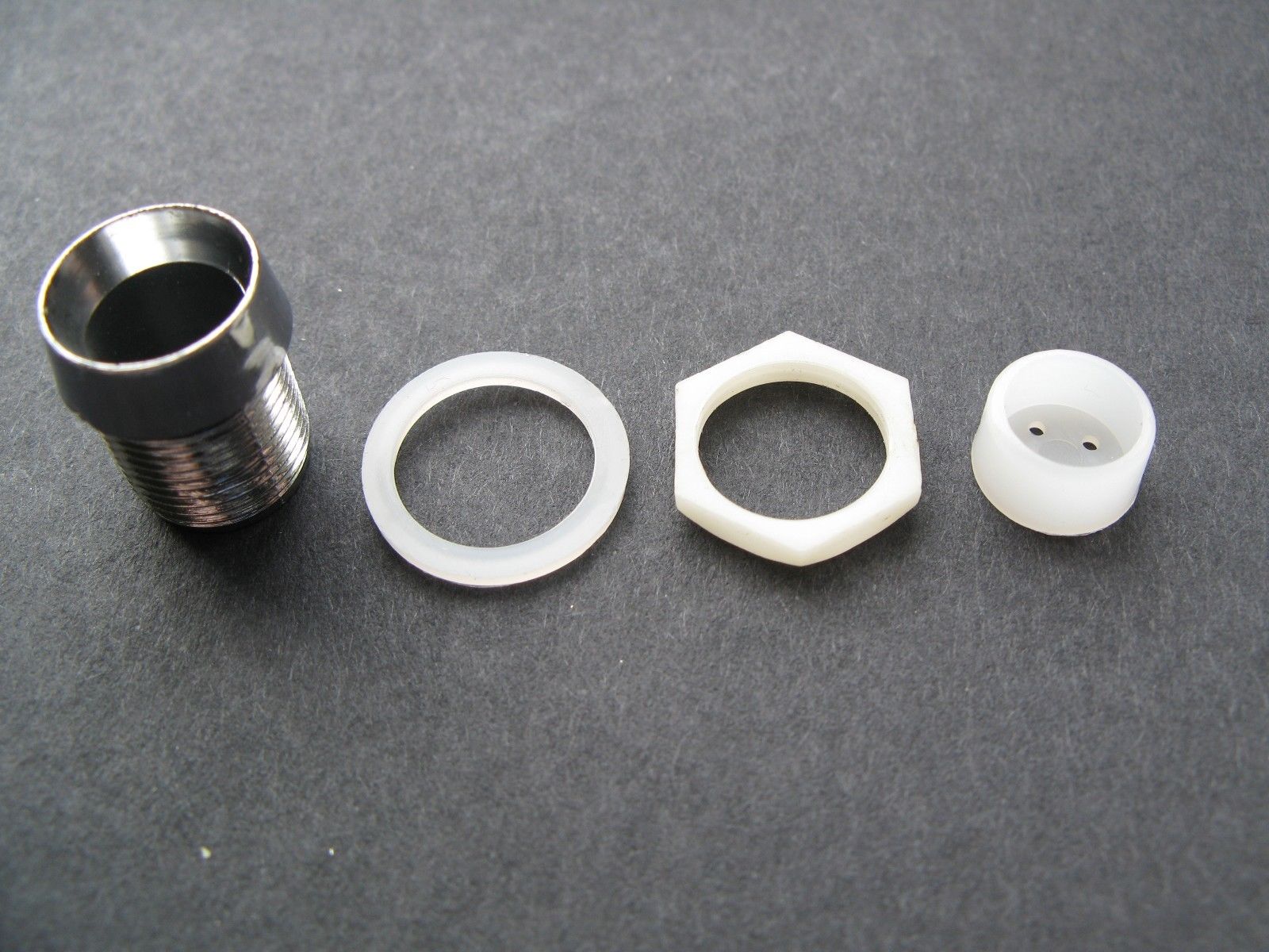 10 Pièces Porte-LED 10mm plastique argentée F10 Diodes LED – Image 2
