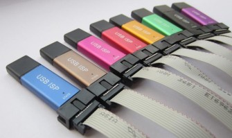 Mini USBISP USBASP Programador en aluminio para 51 Atmel AVR + protección contra sobrecorriente + luces de estado + límite de 64K + WIN7 64 - Imagen 5