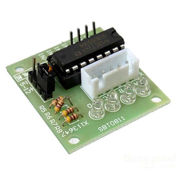 Moteur à pas 5V + carte de commande ULN2003 compatible Arduino – Image 3