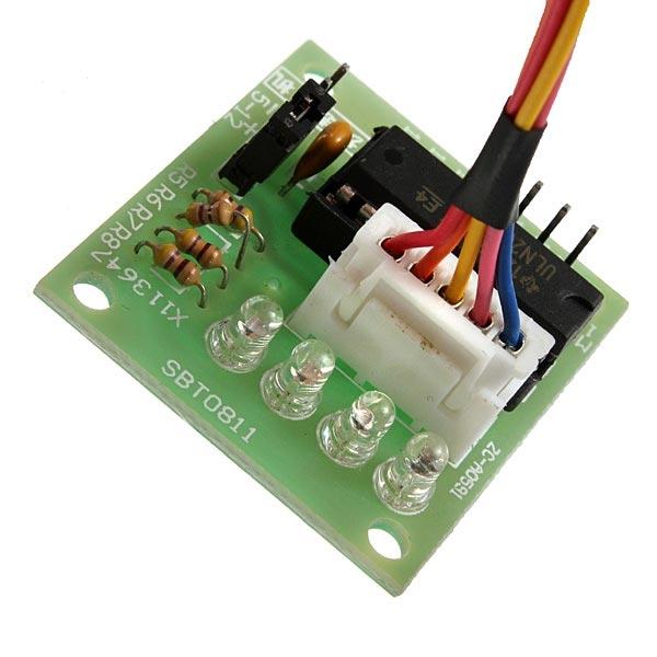 Moteur à pas 5V + carte de commande ULN2003 compatible Arduino – Image 7