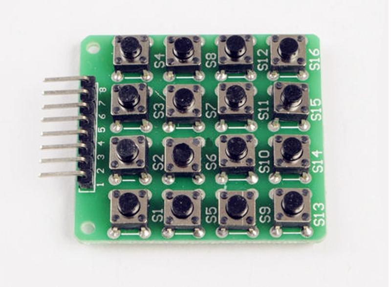 4x4 Key Matrix Keyboard Module with 16 Keys - Image 4