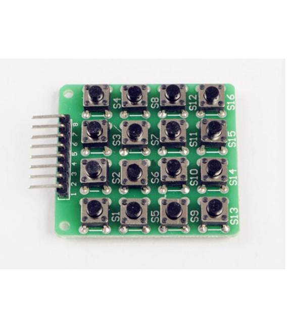 4x4 Key Matrix Keyboard Module with 16 Keys - Image 5