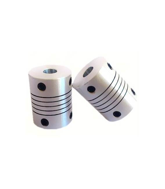 2 Pièces Éléments de Connexion Flexibles en Aluminium 6mm x 8mm – Image 2