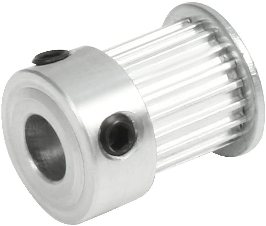 MXL Synchronous Pulley 20 Teeth in Aluminium - 6.35mm Hole for 3D Printers and CNC Machines - Image 2