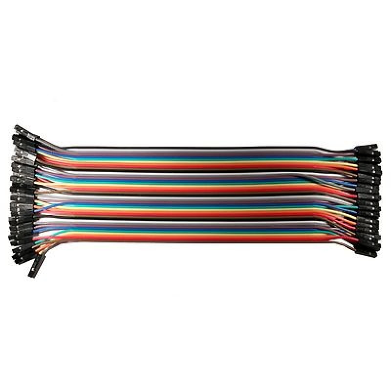 40 Weißbrotkabel 20cm Weiblich-Weiblich für Arduino – Bild 2
