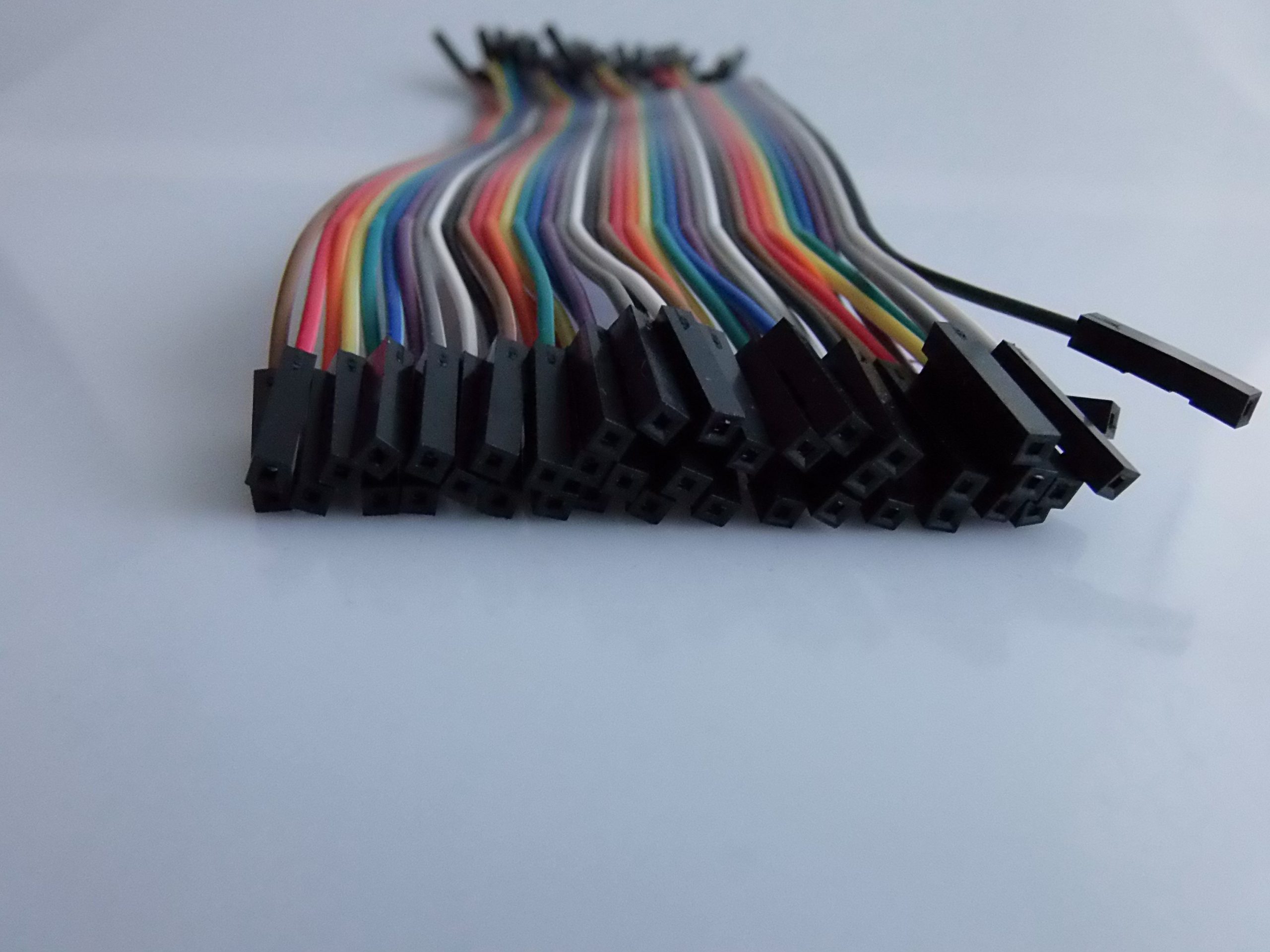 40 Weißbrotkabel 20cm Weiblich-Weiblich für Arduino – Bild 6