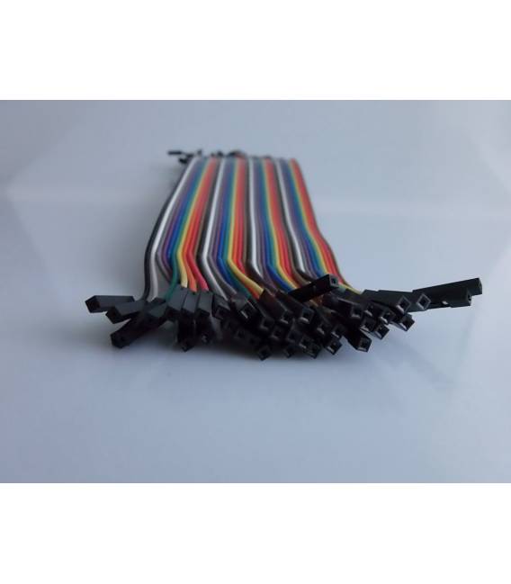 40 Weißbrotkabel 20cm Weiblich-Weiblich für Arduino – Bild 8