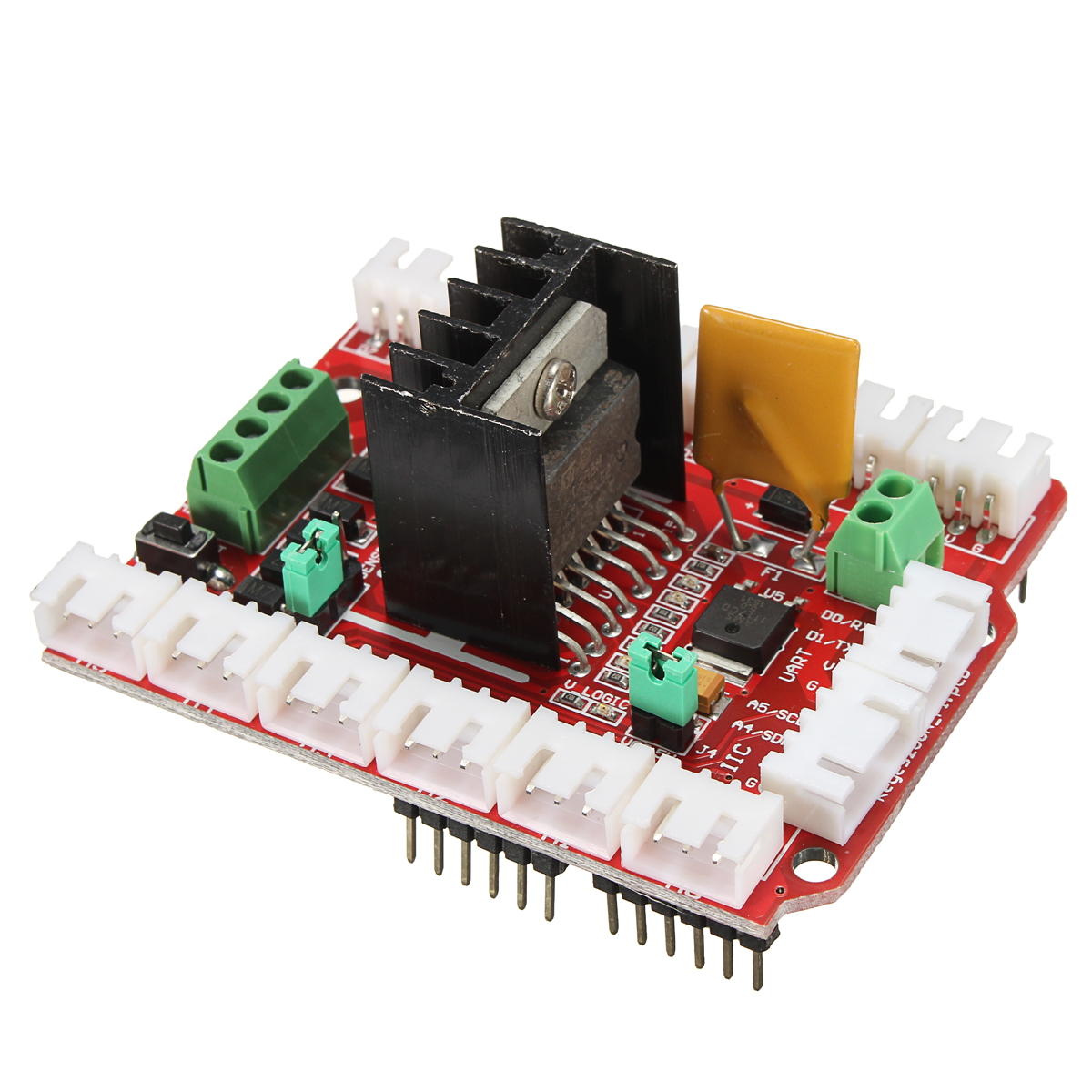 L298N Motor Driver Shield for Arduino DC and Stepper Motors - Image 7