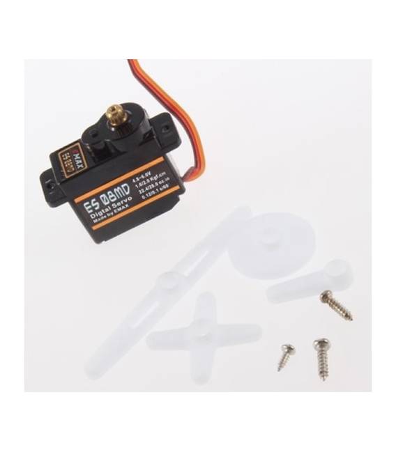 Mini Digital Servo Motor ES08MD 12g 2kg.cm with Metal Gear - Image 7