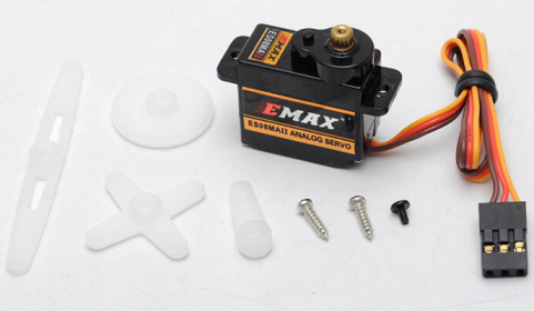 Klein Servomotor ES08MA II 9g 2kg Drehmoment Metallgetriebe – Bild 2