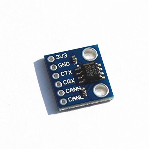 **Alt-text:** Modulo CAN Bus SN65HVD230 per Arduino, compatibile con Arduino e utilizzato per la comunicazione binaria su ret