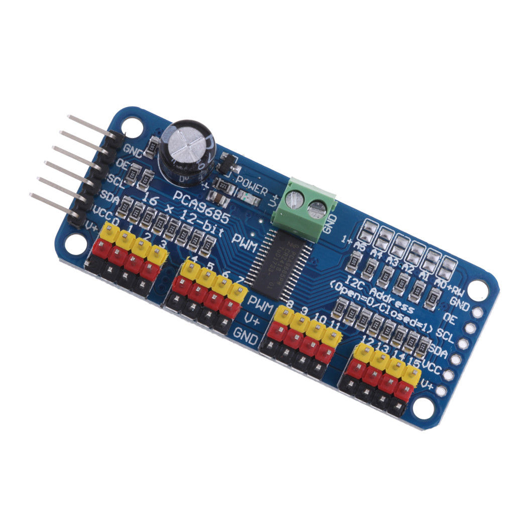16-Channel 12-bit PWM Motor Expansion Shield PCA9685 I2C for Arduino - Image 2