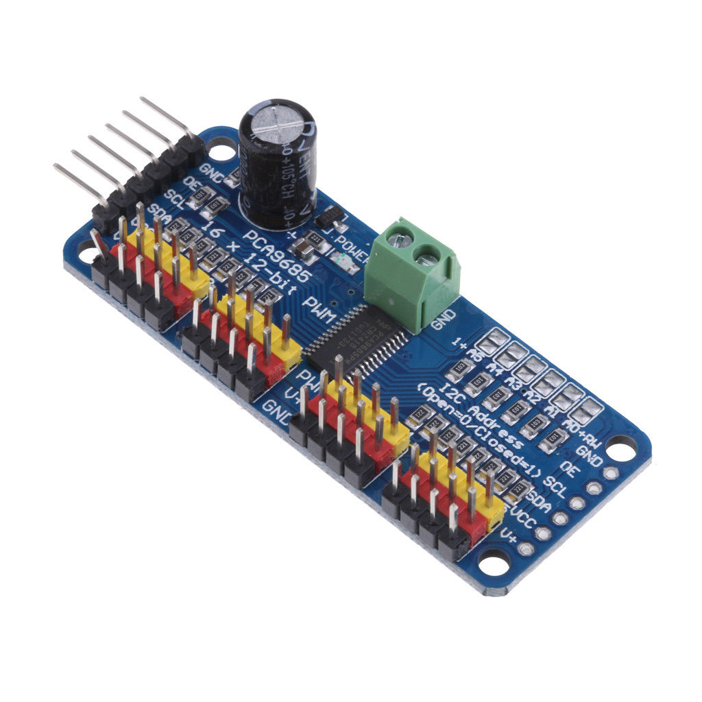 16-Channel 12-bit PWM Motor Expansion Shield PCA9685 I2C for Arduino - Image 3