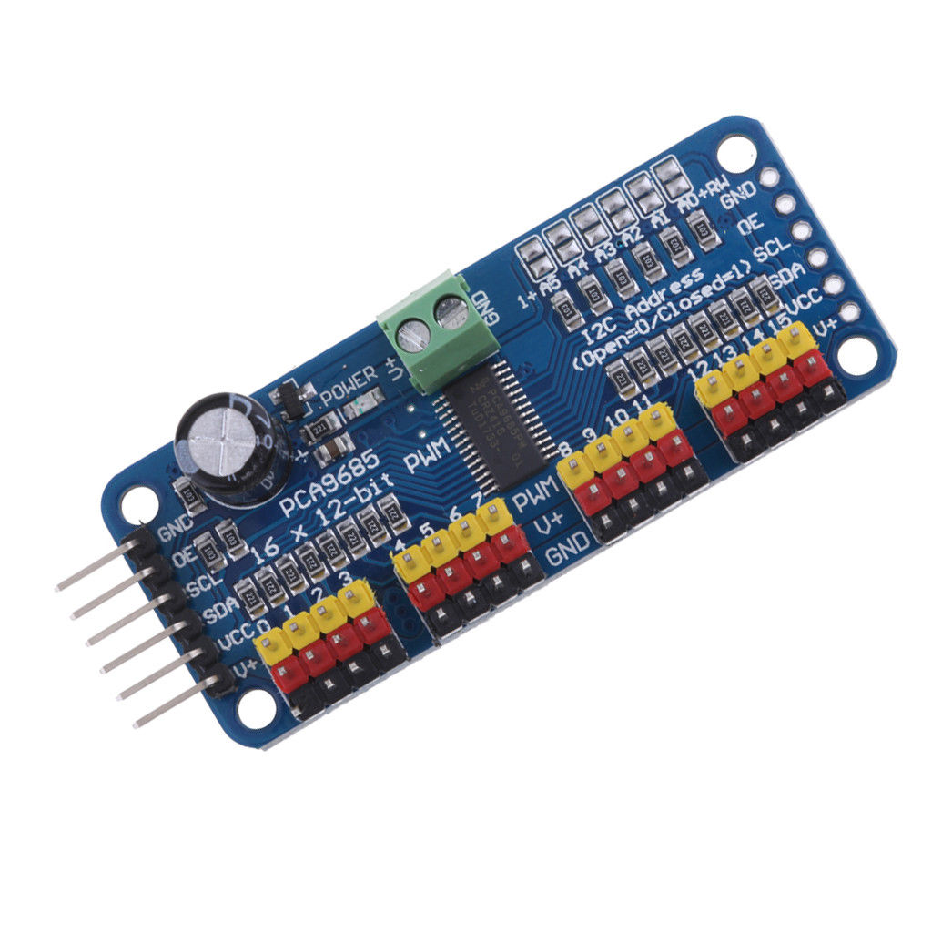 16-Channel 12-bit PWM Motor Expansion Shield PCA9685 I2C for Arduino - Image 4