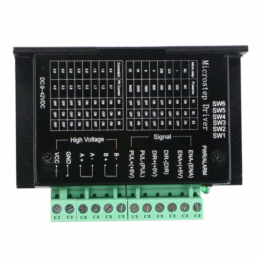 Einzelachse Schrittmotortreibercontroller TB6600 0,2-3,5A CNC-Schneider Laser 9V-42V – Bild 13