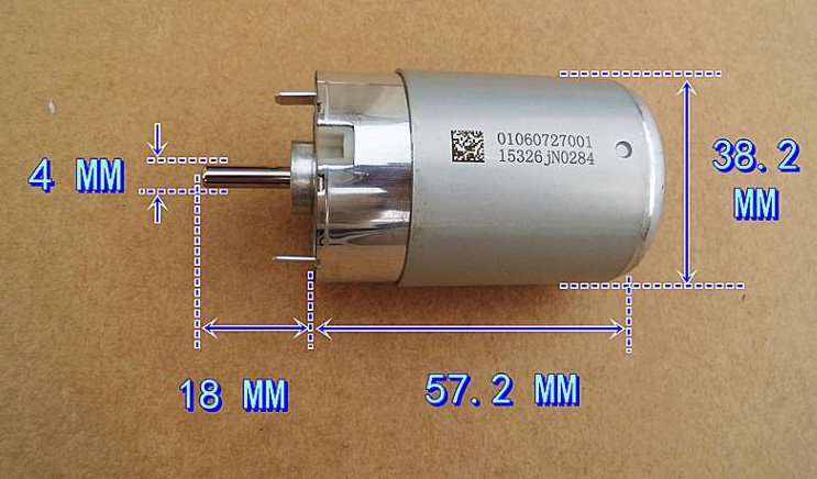 DC Motor 12V 9800rpm - Image 2