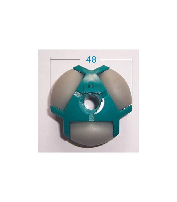 Roue Omnidirectionnelle 48MM pour Smart Car, Robot, Rover – Image 3