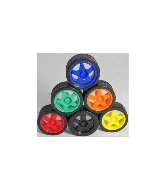 65mm Blau Grün Orange Rot Schwarz Gelb Rennrad – Bild 2