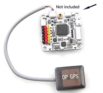 **Alt-text SEO/accessibilità:** "OP GPS per CC3D Revolution o CF Cleanfight CC3D Controller Board. Prodotto Arduiner per aere