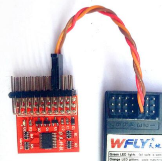 **Alt-text SEO/accessibilità:** Modulo convertitore di segnale encoder S-BUS/S-DBUS a PPM a 8 canali per RC, compatibile con 