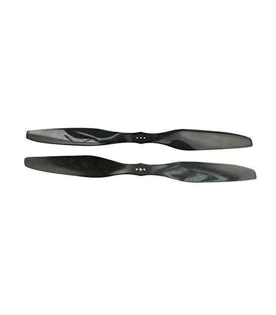 Hélice 1855 18 * 5.5 en fibre de carbone pour Multirotor (un couple) CW CCW – Image 2