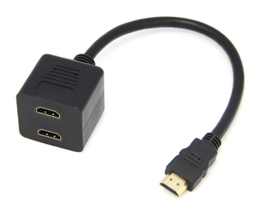 Dispensatore HDMI 1 in 2 per Arduino, SKU ARD009207. Dispozizione elettronica per connettere due dispositivi HDMI da un'unica