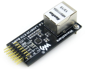 Scheda ETH LAN8720 per sviluppo Ethernet, con interfaccia fisica Ricetrasmittente PHY, compatibile Arduiner. SKU ARD009313. P