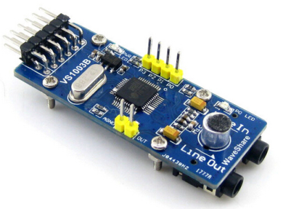 VS1003B Scheda MP3 per Arduino - Decodifica audio WMA e WAV su modulo di sviluppo" Questo alt-text è conciso, SEO-optimizzato