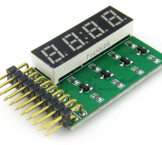 Scheda LED 8 SEG Display a tubo digitale modulo di 4 cifre a 8 segmenti. Prodotto Arduiner (ARD009366), categorizzato in Conv