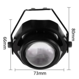 Mini faretto LED 10W da 12V, 700 lumen e temperatura di colore 6500K. Adatto per uso esterno e interno. Prodotto Arduiner, SK