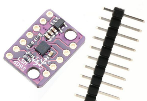 Modulo GY-LSM6DS3 giroscopico 6DOF per Arduino, sensore di movimento a 3 assi. SKU ARD009430. Disponibile su prenotazione.