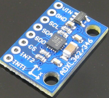 Sensore ADXL362 3-asse per eletttronica/maker, modulo GY-362 con interfaccia SPI, disponibile in negozio Arduiner (SKU ARD009