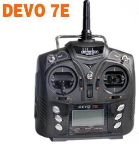 Trasmettitore Radio DEVO-7E 7 canali 2.4GHz DSSS per elettronica maker, SKU ARD009453, disponibile in onbackorder. Prezzo €62