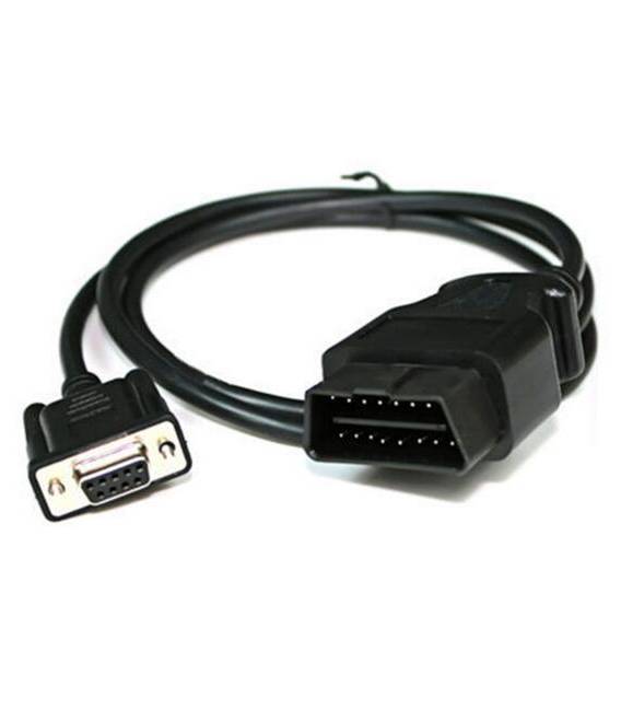 OBD-II to DB9 Adapter Cable Male 16P to Female 9P Serial - Image 2