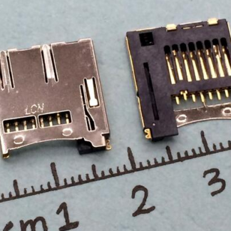 **Alt-text:** Presa per schede TF compatibile con Arduiner, idealizzata per eletttronica DIY. SKU: ARD009880. Prezzo: € 1,97.