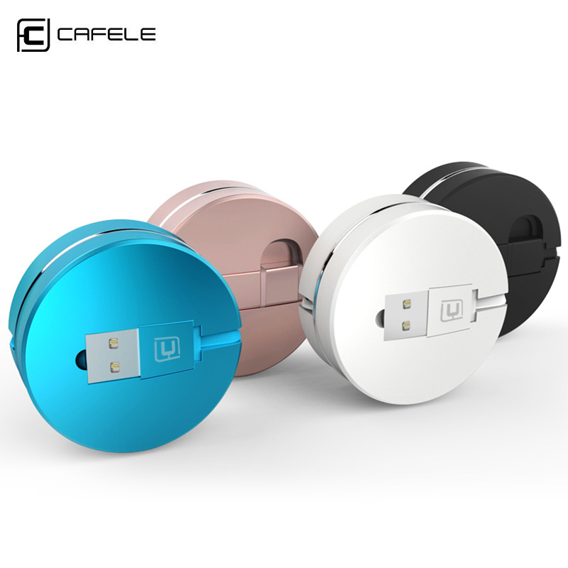 2-in-1 Mini-Box Kabel mit Längenregler – Micro USB für Ladung und Datenübertragung für Android und iPhone – Bild 2