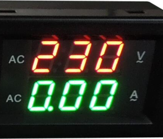 Voltmetro e amperometro digitale Arduiner YB4835VA. Display a LED verde e rosso, 300V/50A. SKU ARD009993. Categorie: Alimenta
