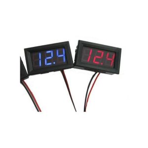 Voltmetro da pannello digitale DC 4,5V - 30V Rosso 0.56 pollici a 2 fili