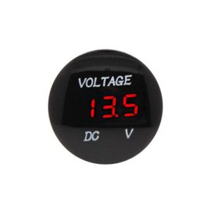 Voltmetro Digitale a LED per Auto e Moto 12V-24V