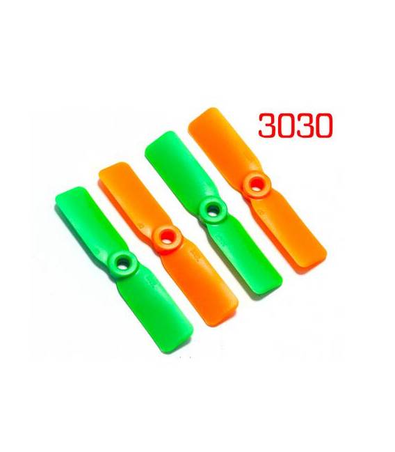 3030*2 Eliche 2 Pezzi CW + 2 Pezzi CCW Green and Orange