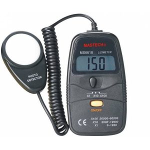 MASTECH MS6610 Luxmetro Misuratore intensità luce illuminometro