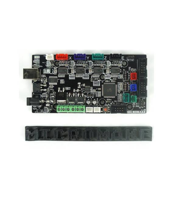 Controller stampante 3D Micromake Scheda pannello di controllo principale Rampa compatibile 1.4 Supporto Pezzi riscaldati Pezzi