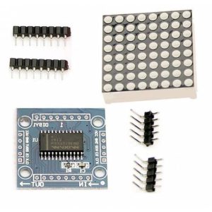 Microcontrollore MAX7219 con display Matrice LED KIT fai-da-te Modulo compatibile con Arduino