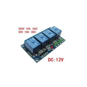 Shield Relè 4 Canali 12V Basso Livello con LED